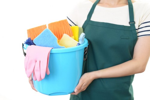 Office cleaning service for a Kensington workplace reception area