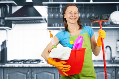 Professional deep cleaning service in Kensington with detailed property care