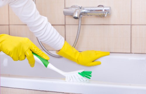 Quality assurance review in a professional cleaning service