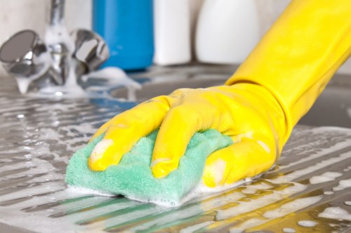 Recorded cleaning issue being assessed by a supervisor